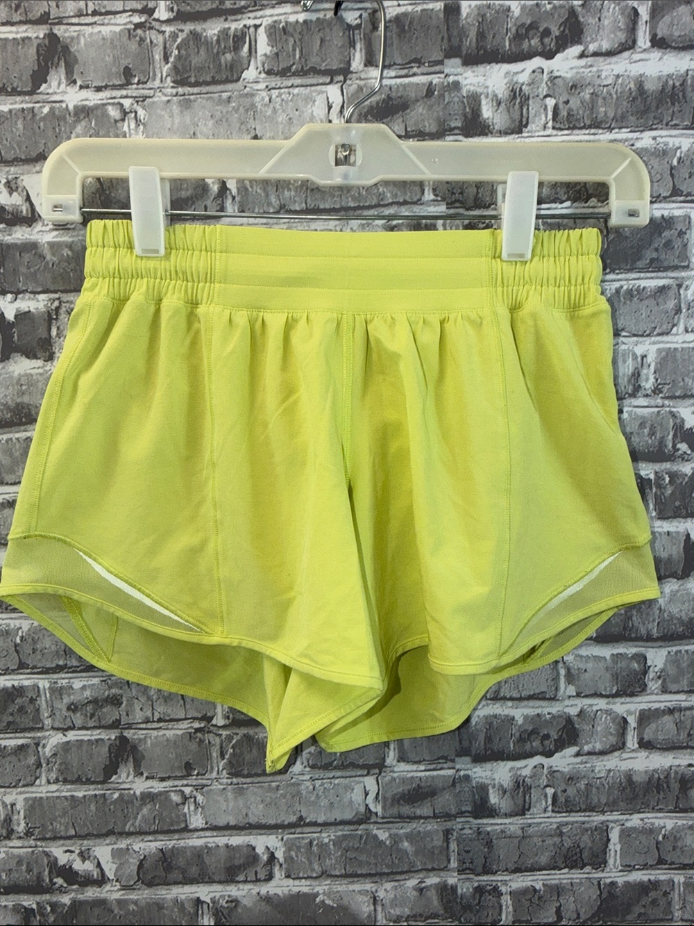 lululemon athletica Neon Yellow Athletic Shorts